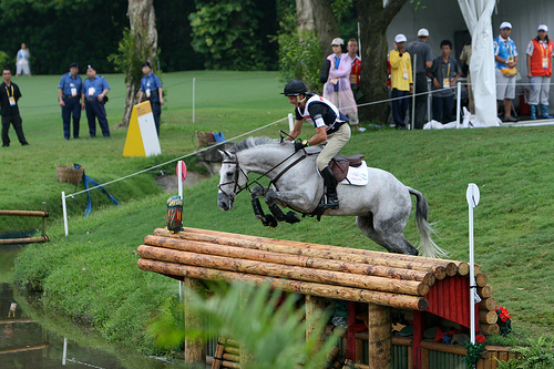 Mark Todd and NRM Gandalf 2008 Beijing Olympics